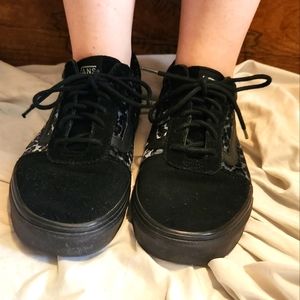 Suede & Canvas Animal Print Vans